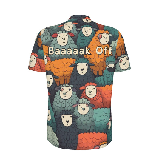 Baaaak Off All-over Print Men's MTB Jersey With Black Zipper