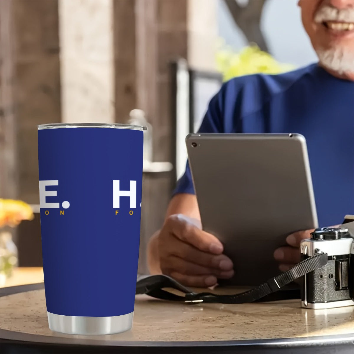 HOPE All Blue 20OZ Tumbler With Sliding Lid For The USA