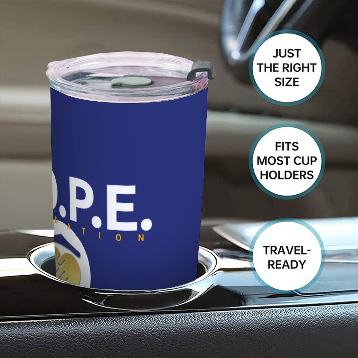 HOPE All Blue 20OZ Tumbler With Sliding Lid For The USA