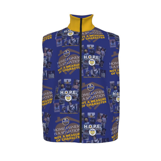 HOPE Foundation Pattern All-Over Print Unisex Stand-up Collar Vest