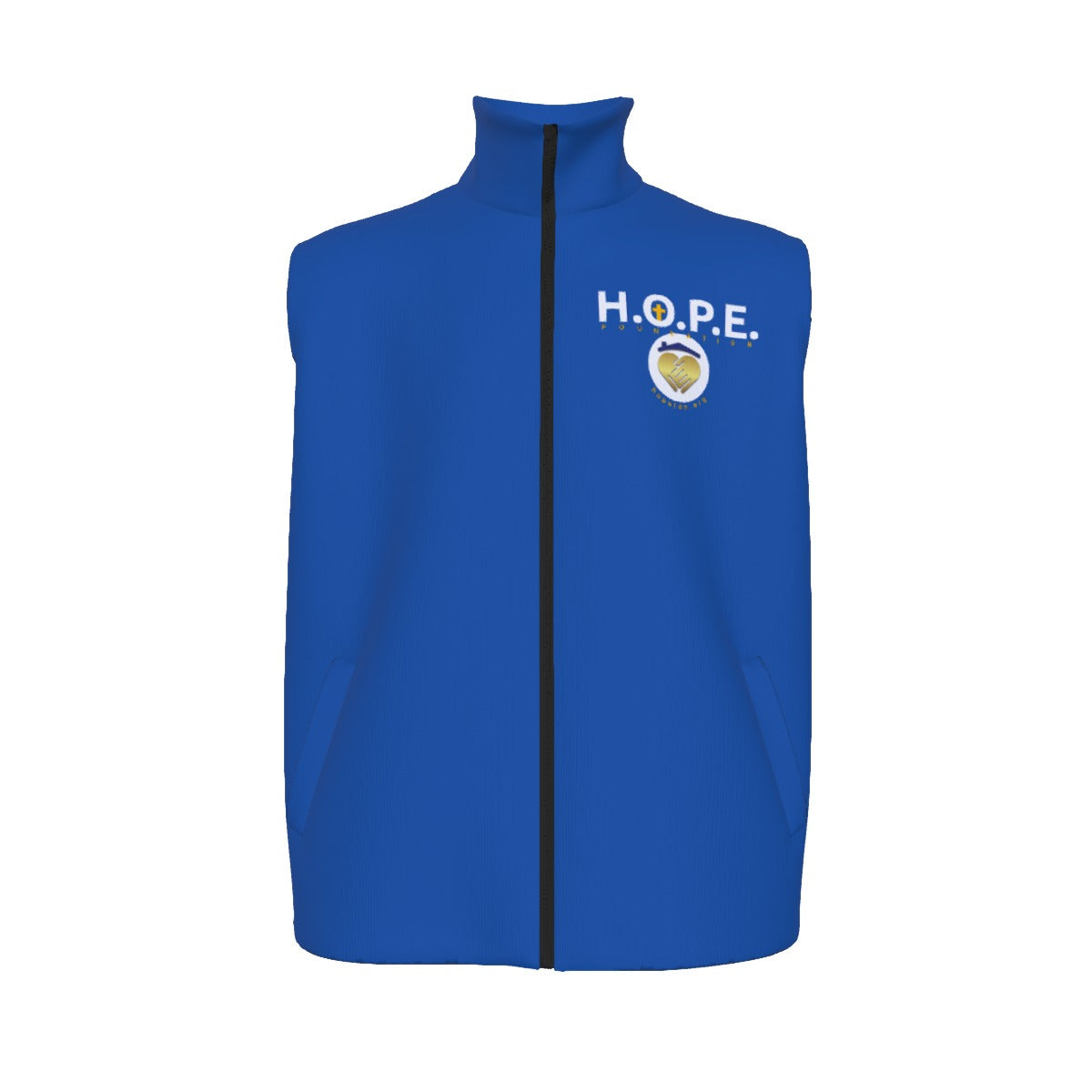 HOPE Logo All-Over Print Unisex Stand-up Collar Vest