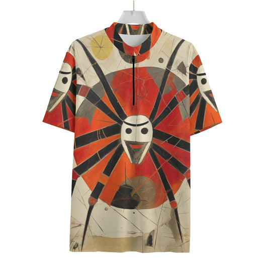 Smilin' Spider All-over Print Men's MTB Jersey With Black Zipper