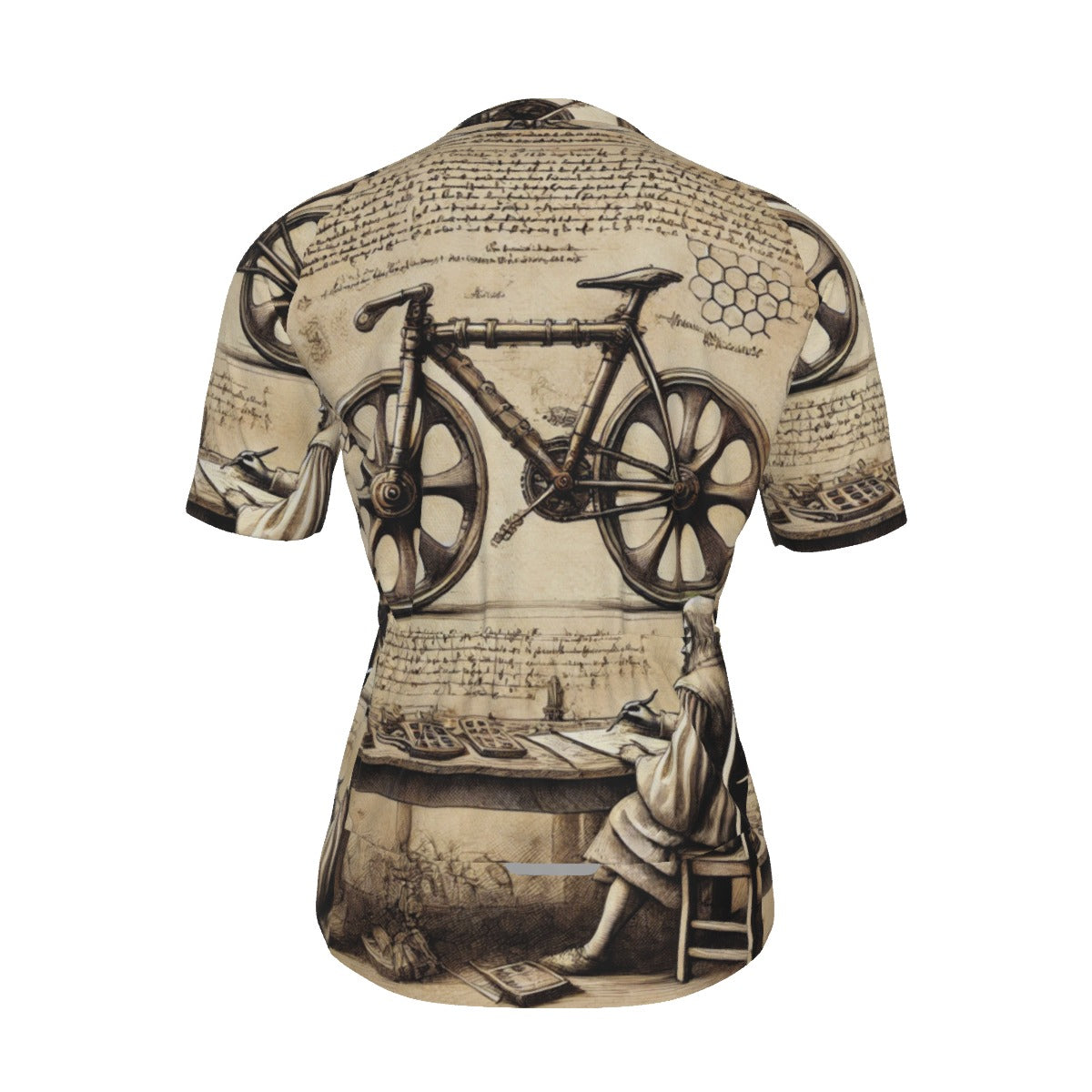 DaVinci Design All-Over Print Raglan Men's Cycling Jersey