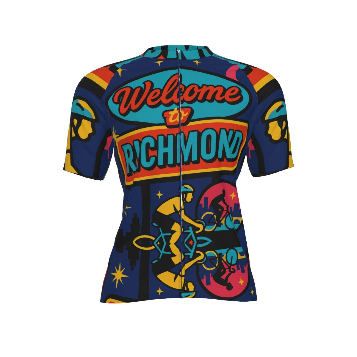 Welcome to Richmond All-Over Print Raglan Men's Cycling Jersey