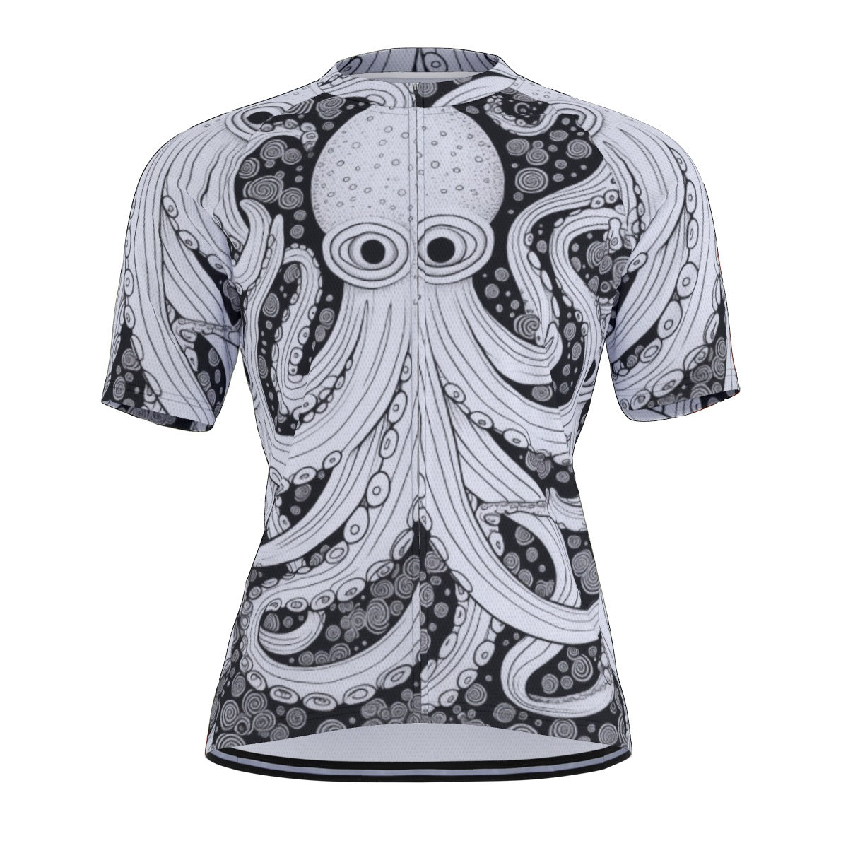 Kraken Ride: Octopus All-Over Print Raglan Men's Cycling Jersey