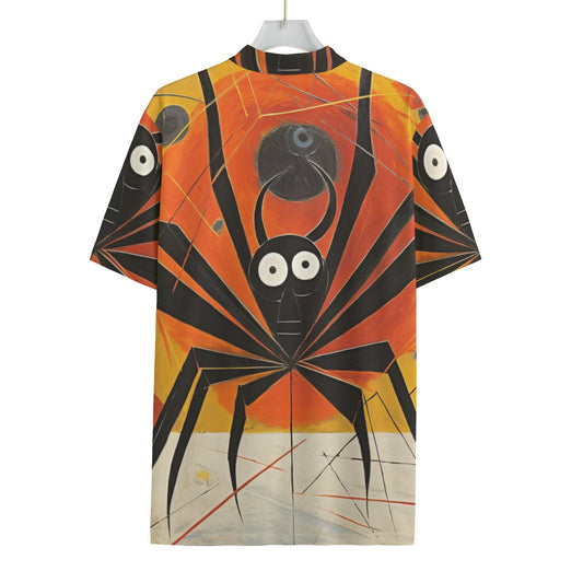 The Eyes of the Spider All-over Print Men's MTB Jersey With Black Zipper