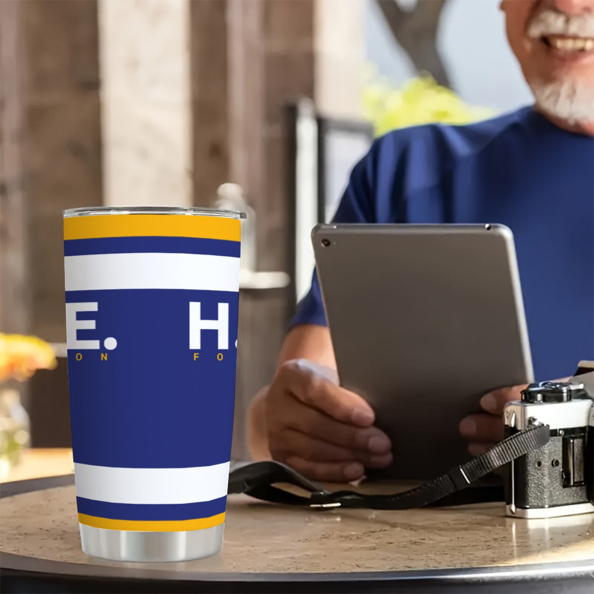 HOPE Tri Color 20OZ Tumbler With Sliding Lid For The USA