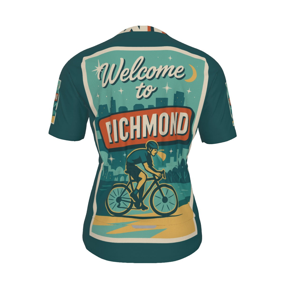Welcome to Richmond All-Over Print Raglan Men's Cycling Jersey
