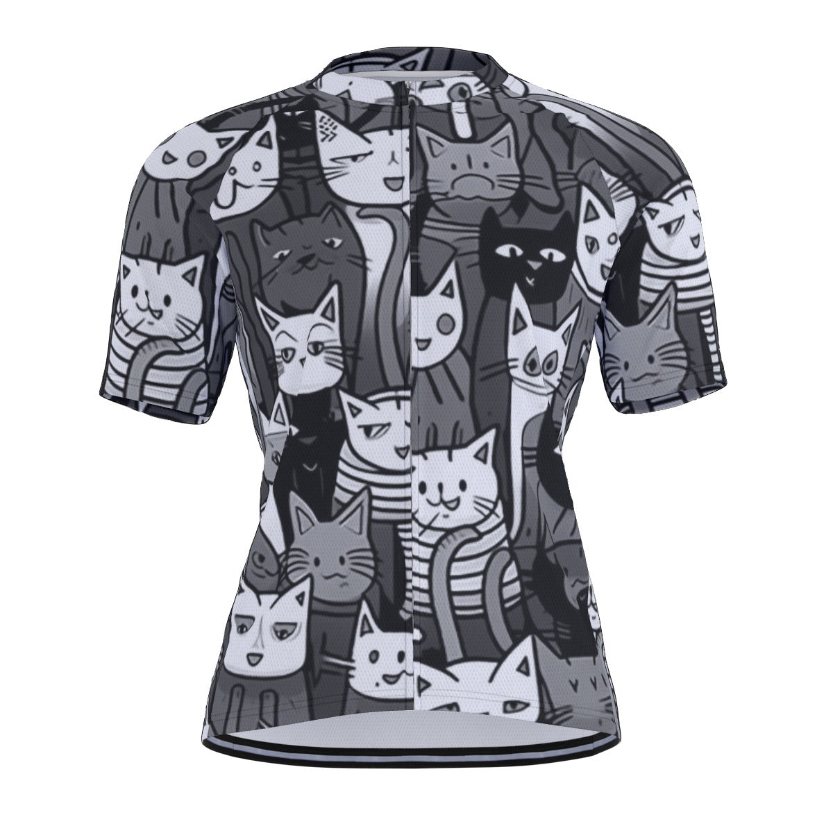 PURR-FECT RIDE All-Over Print Raglan Men's Cycling Jersey