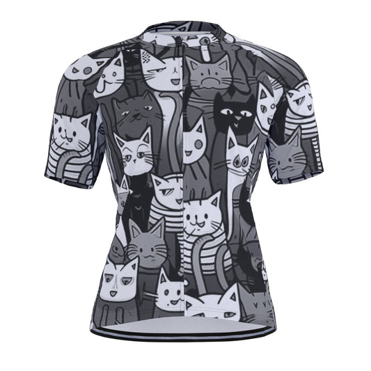 PURR-FECT RIDE All-Over Print Raglan Men's Cycling Jersey