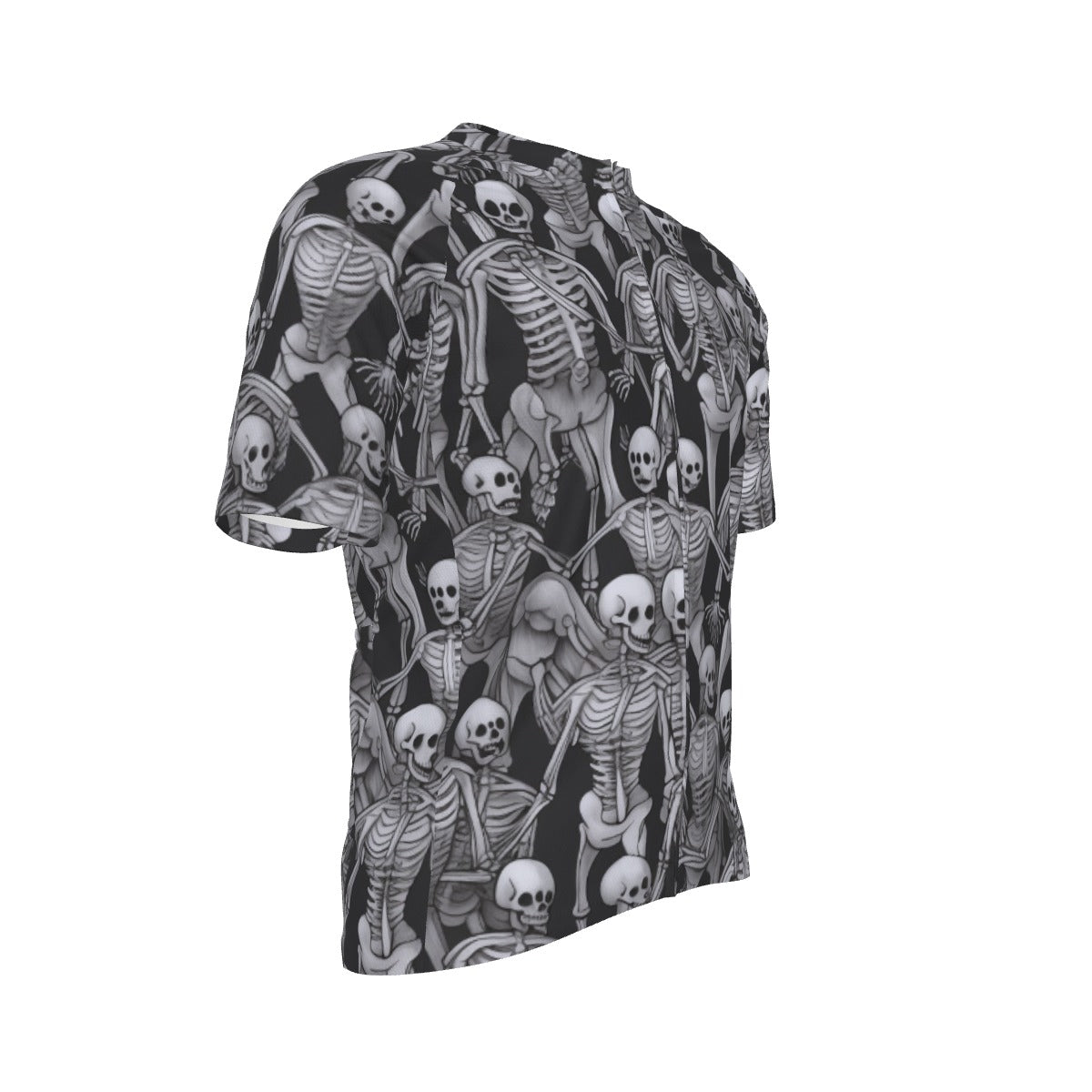Skeleton Crew All-Over Print Raglan Men's Cycling Jersey