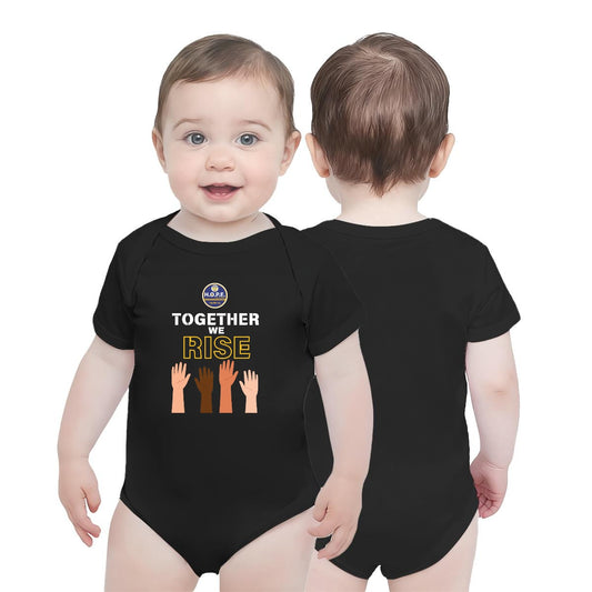HOPE Together We Rise Baby Short-Sleeve Onesie For The USA| 190GSM Front DTF