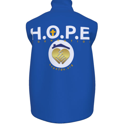 HOPE Logo All-Over Print Unisex Stand-up Collar Vest