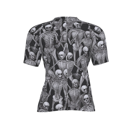 Skeleton Crew All-Over Print Raglan Men's Cycling Jersey
