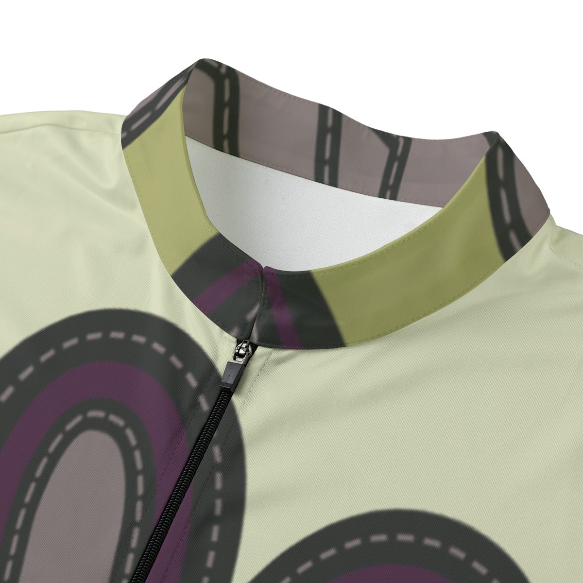 VICTORY All-over Print Men's MTB Jersey With Black Zipper