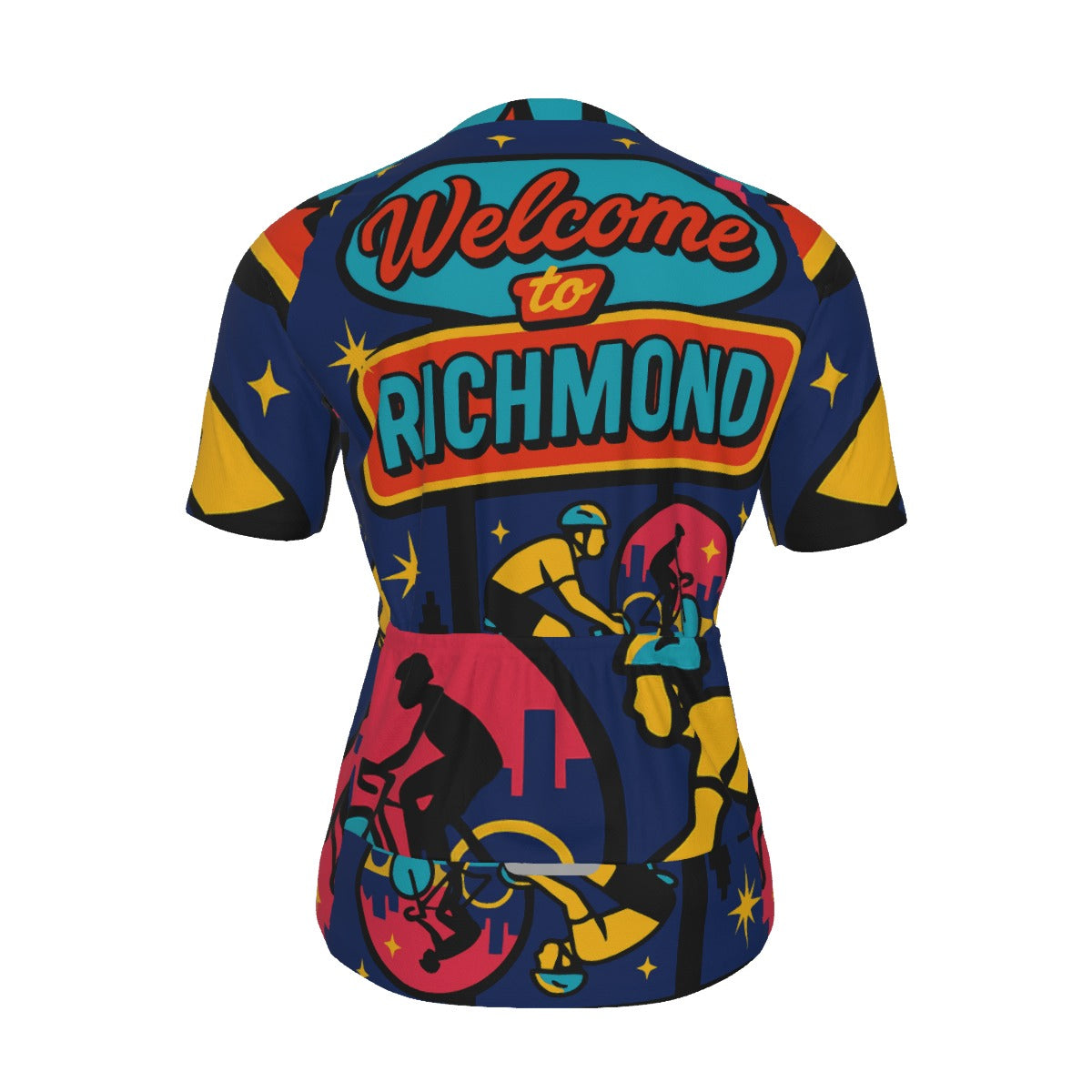 Welcome to Richmond All-Over Print Raglan Men's Cycling Jersey