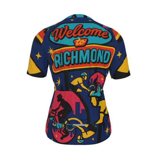 Welcome to Richmond All-Over Print Raglan Men's Cycling Jersey