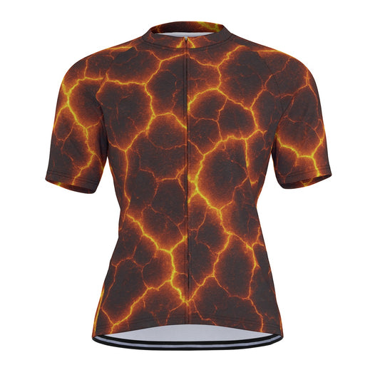 HOT LAVA All-Over Print Raglan Men's Cycling Jersey