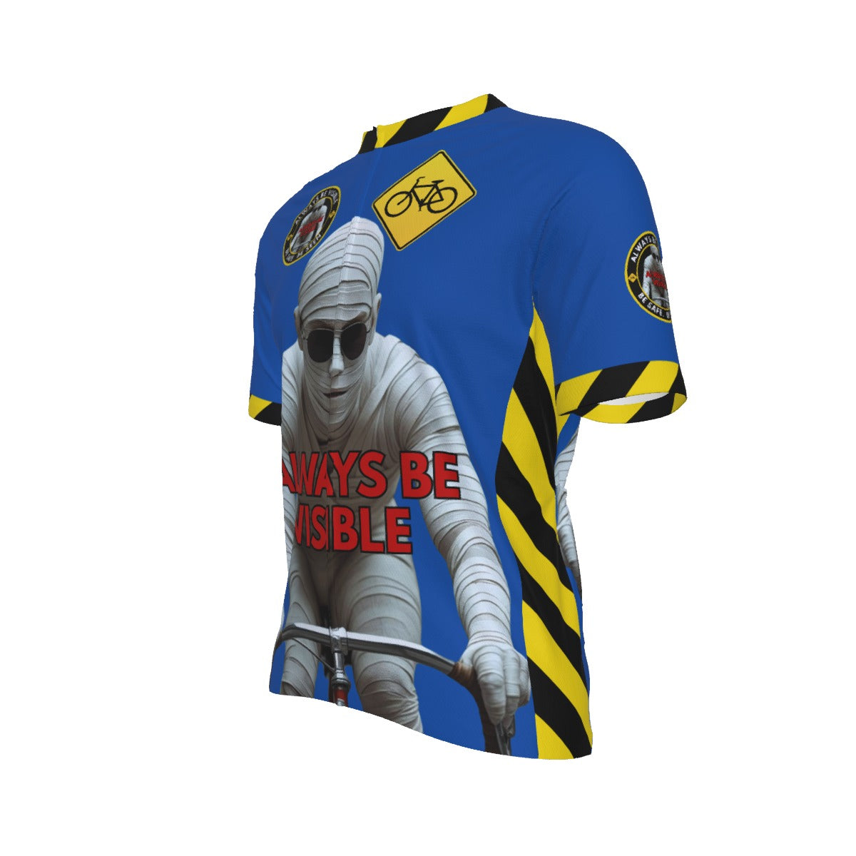 Always Visible Invisible Man All-Over Print Raglan Men's Cycling Jersey