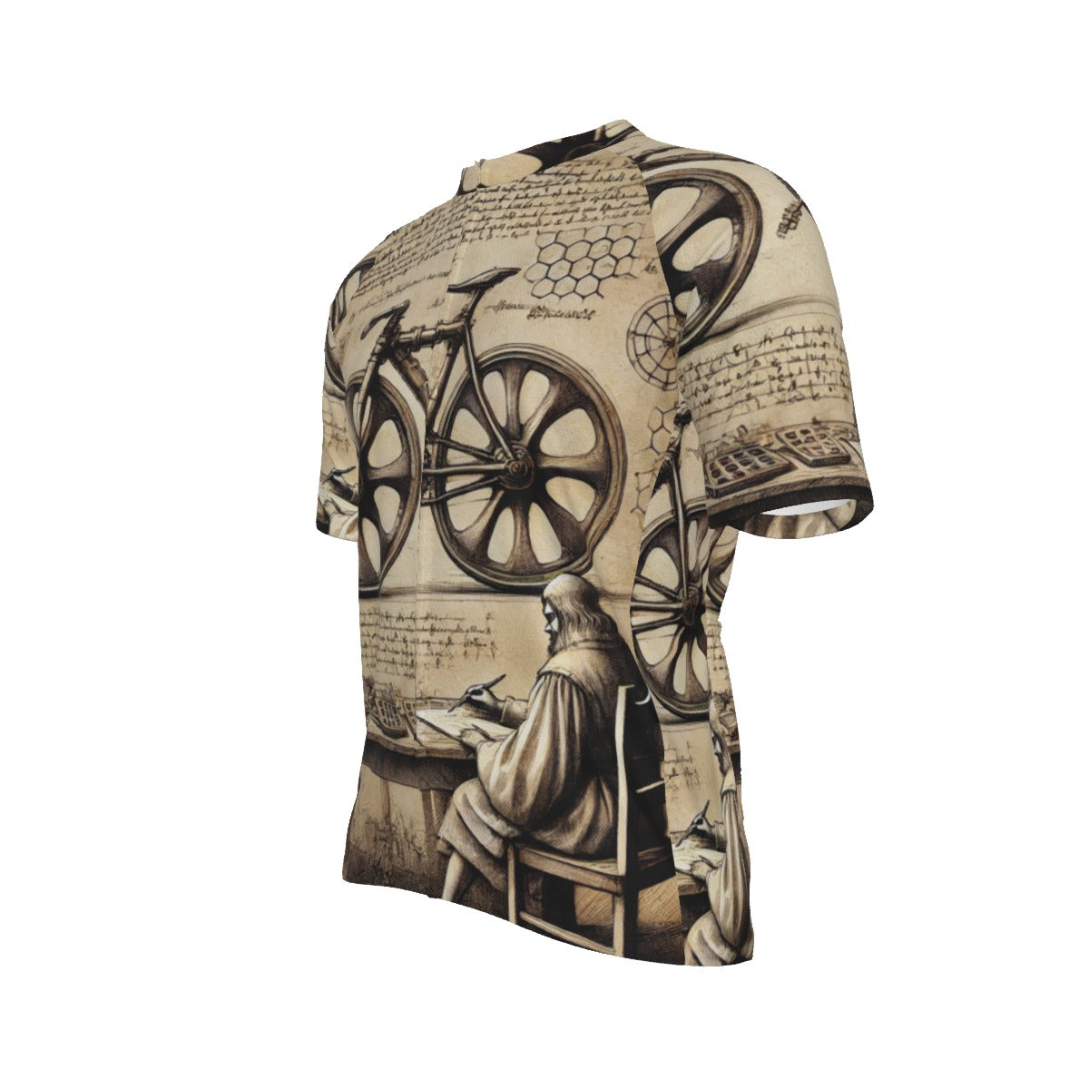 DaVinci Design All-Over Print Raglan Men's Cycling Jersey