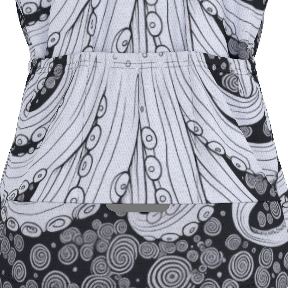 Kraken Ride: Octopus All-Over Print Raglan Men's Cycling Jersey