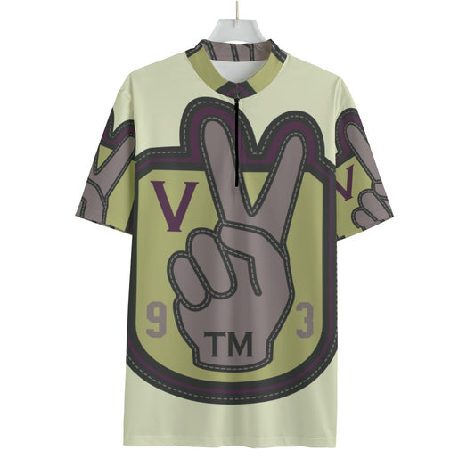 VICTORY All-over Print Men's MTB Jersey With Black Zipper