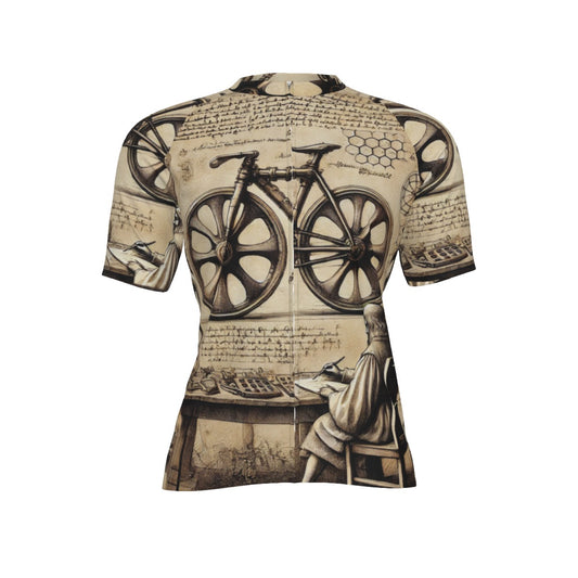 DaVinci Design All-Over Print Raglan Men's Cycling Jersey