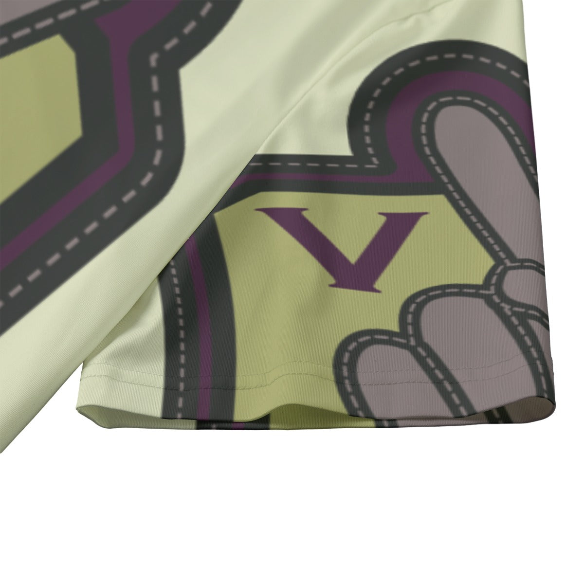 VICTORY All-over Print Men's MTB Jersey With Black Zipper