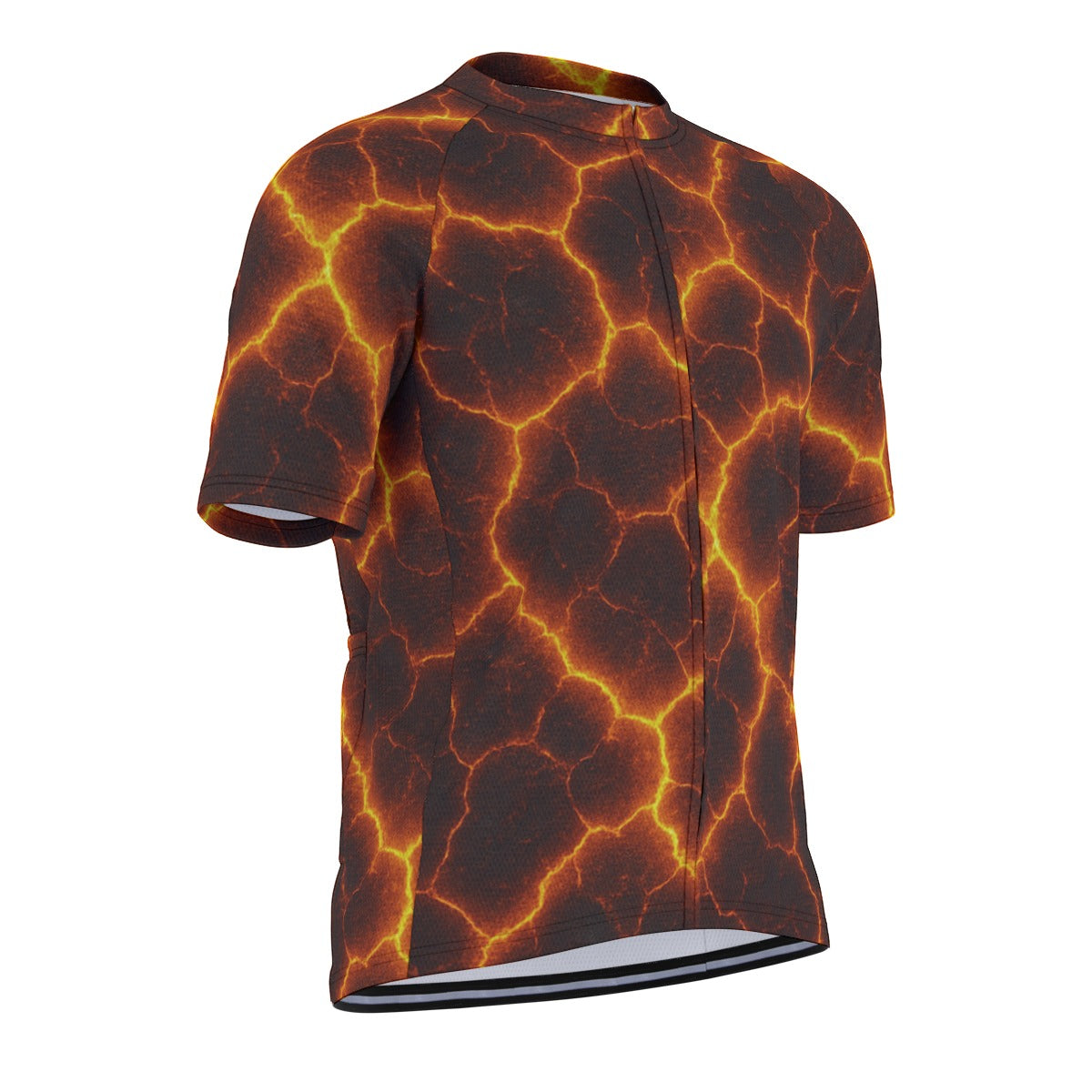 HOT LAVA All-Over Print Raglan Men's Cycling Jersey