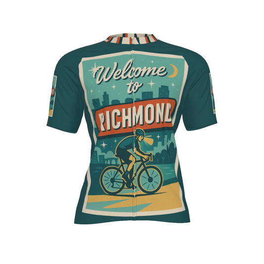 Welcome to Richmond All-Over Print Raglan Men's Cycling Jersey