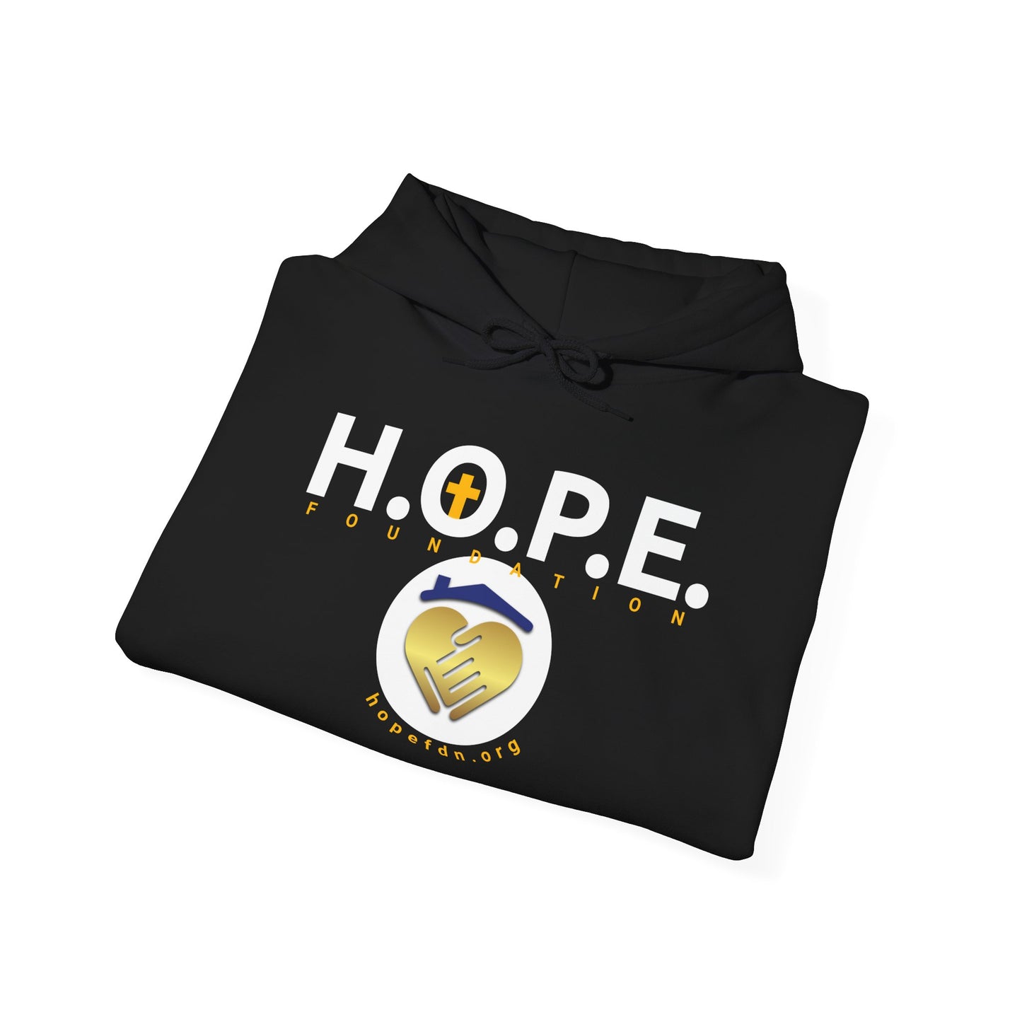 Inspirational H.O.P.E. Foundation Hoodie – Faith & Support Apparel – Unisex Fleece Sweatshirt