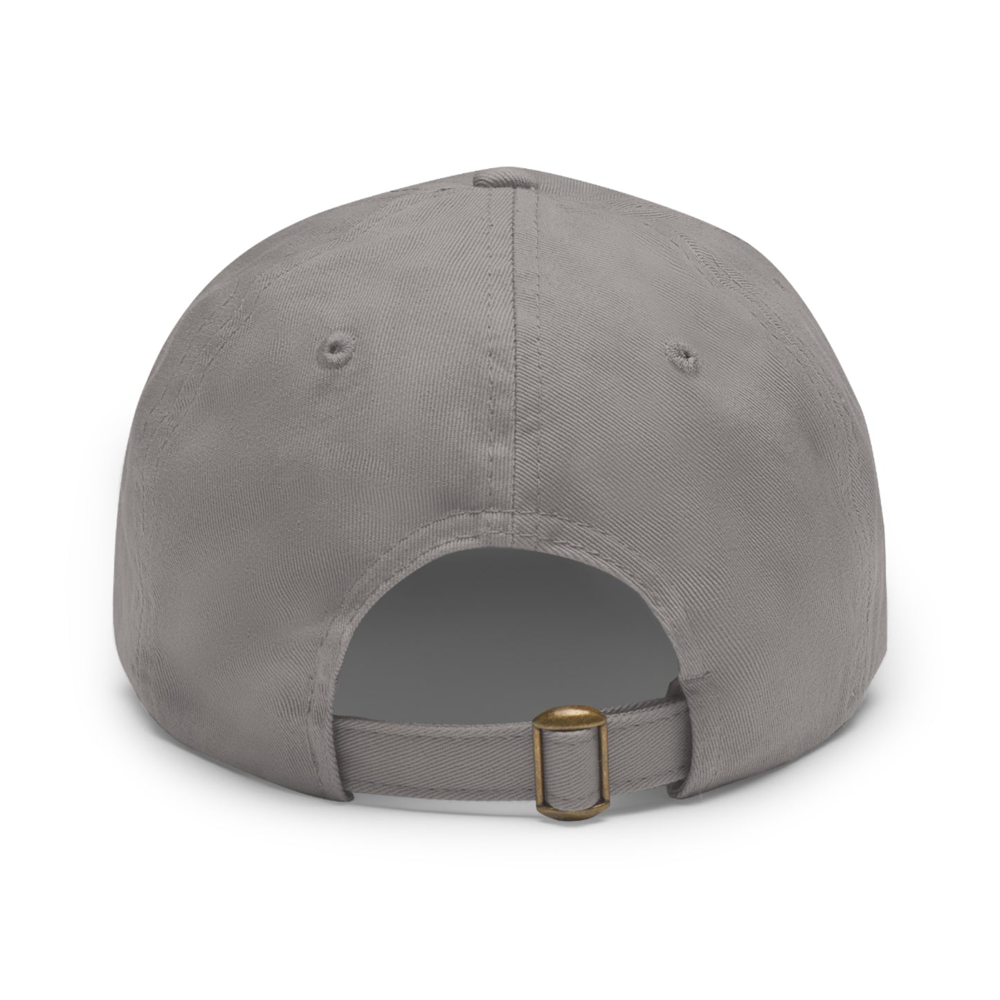 USA 25 Bald Eagle Leather Patch Dad Hat — Patriotic Round Patch Cap