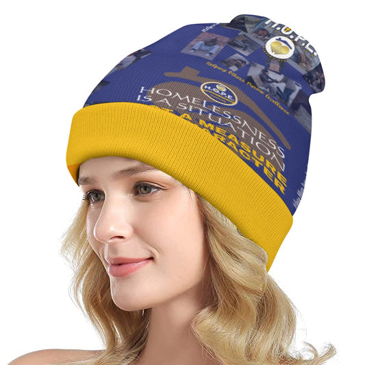 HOPE Full printed knitted hat