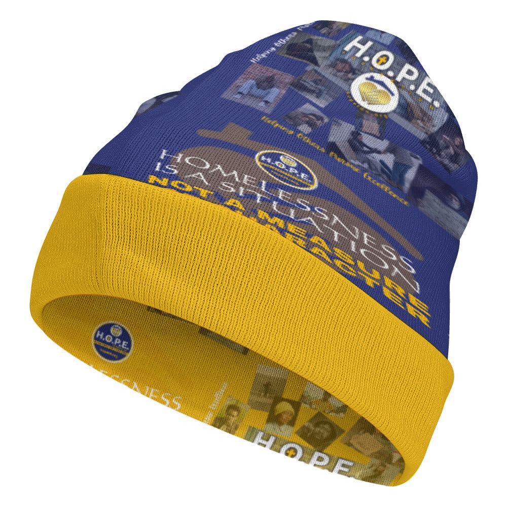 HOPE Full printed knitted hat